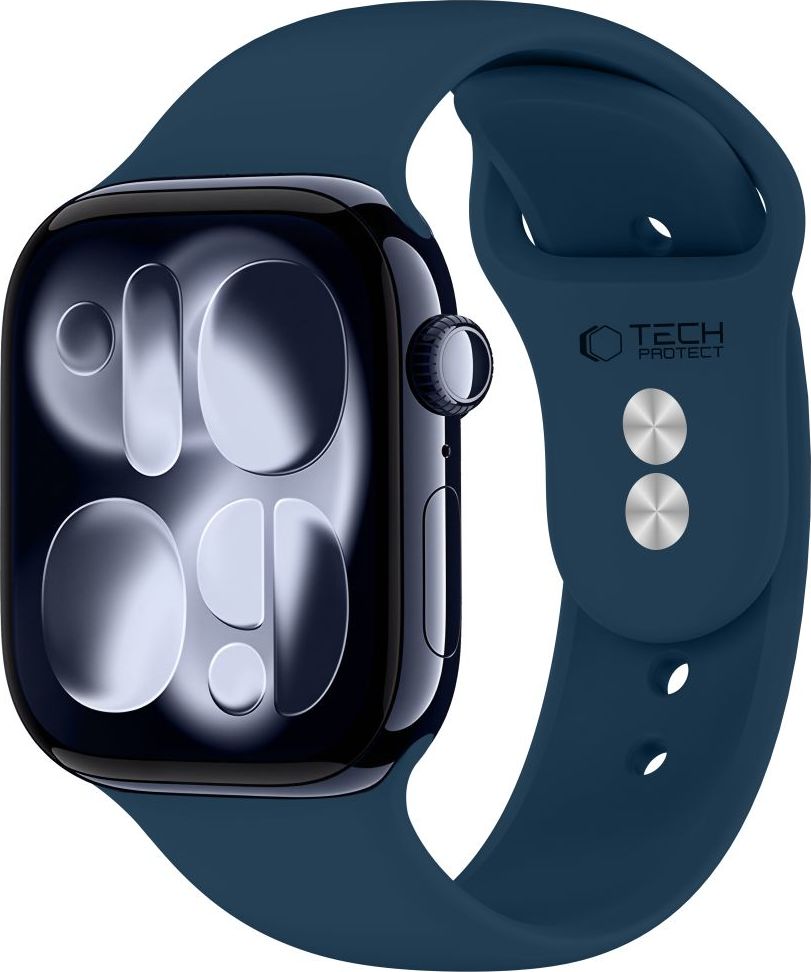 TECH-PROTECT SILICONE APPLE WATCH 8 / 9 / 10 / 11 / 12 / SE / ULTRA (44 / 45 / 46 / 49 MM) NAVY BLUE