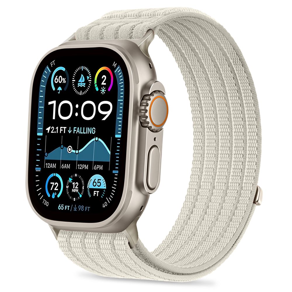 TECH-PROTECT NYLON SPORT APPLE WATCH 8 / 9 / 10 / 11 / 12 / SE / ULTRA (44 / 45 / 46 / 49 MM) STARLIGHT