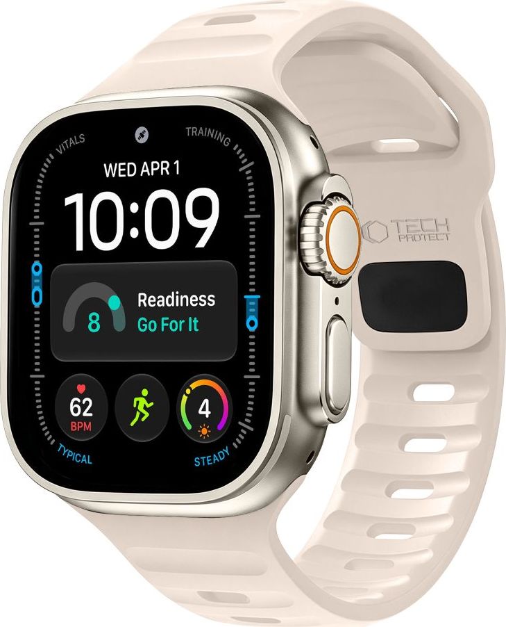 TECH-PROTECT SILICONE LINE APPLE WATCH 8 / 9 / 10 / 11 / 12 / SE / ULTRA (44 / 45 / 46 / 49 MM) STONE