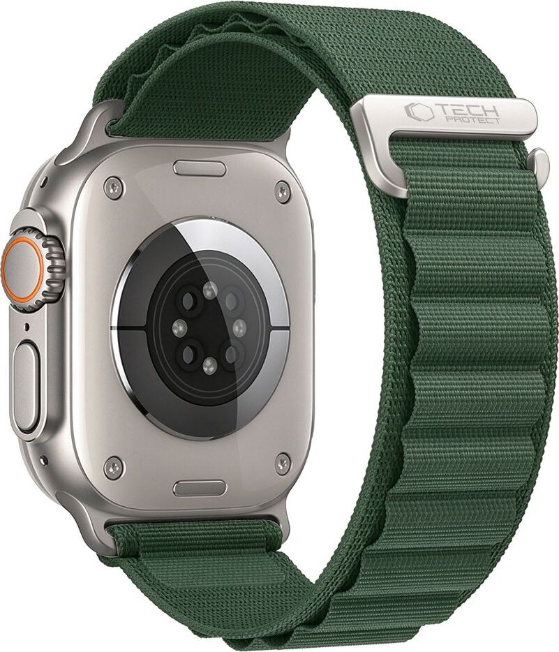 TECH-PROTECT NYLON PRO APPLE WATCH 8 / 9 / 10 / 11 / 12 / SE / ULTRA (44 / 45 / 46 / 49 MM) MILITARY GREEN