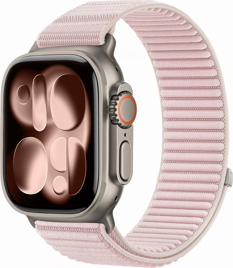 TECH-PROTECT NYLONLOOP APPLE WATCH 8 / 9 / 10 / 11 / 12 / SE / ULTRA (44 / 45 / 46 / 49 MM) POWDER PINK