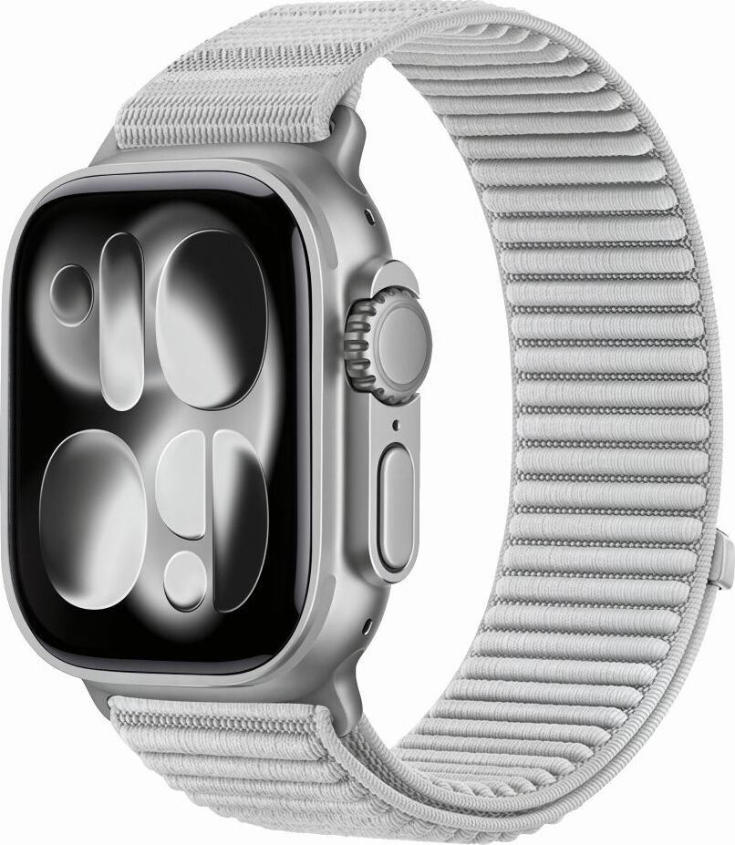TECH-PROTECT NYLONLOOP APPLE WATCH 8 / 9 / 10 / 11 / 12 / SE / ULTRA (44 / 45 / 46 / 49 MM) LIGHT GREY