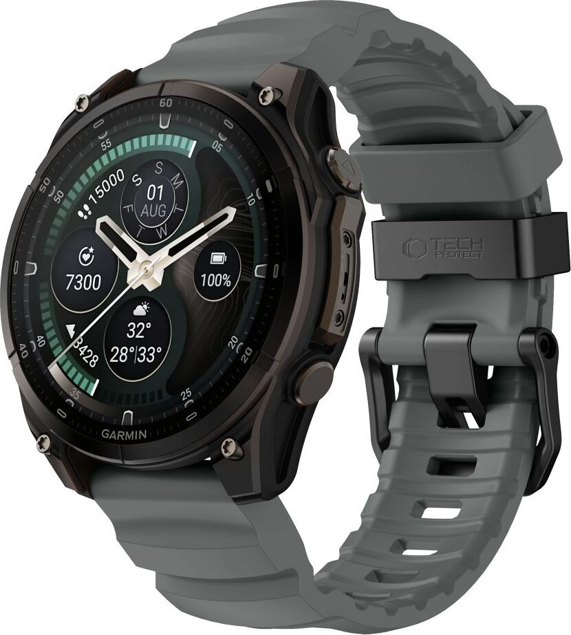 TECH-PROTECT MOTION GARMIN FENIX 5 / 6 / 6 PRO / 7 / 8 / 8 PRO / E / 9 / 9 PRO (47 MM) STORM GREY