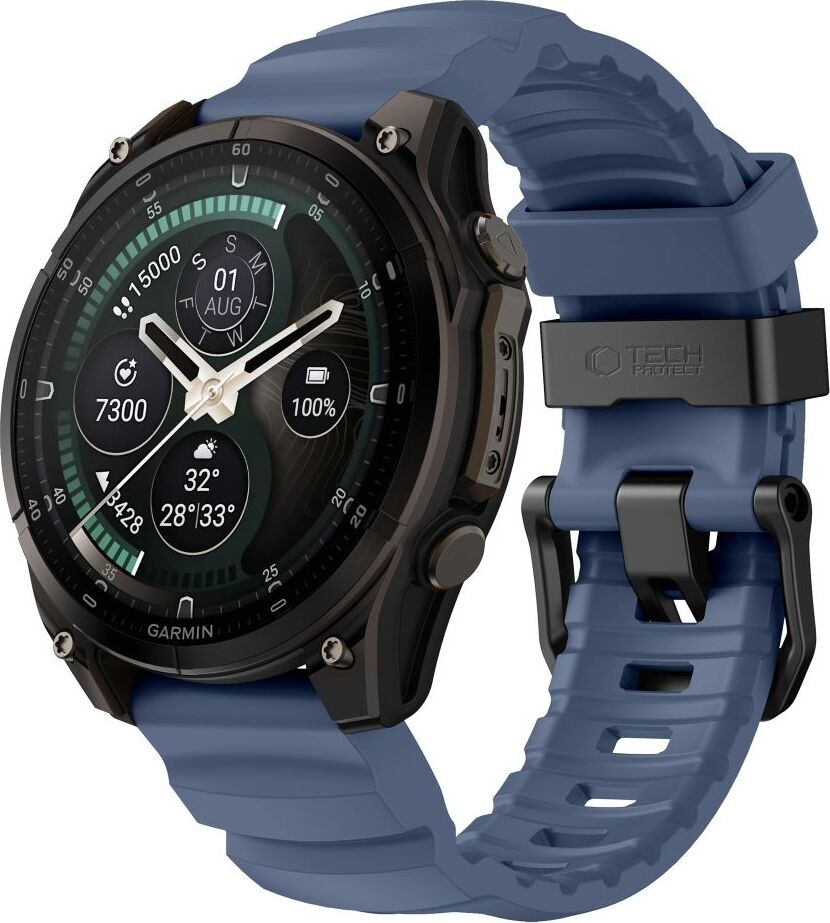 TECH-PROTECT MOTION GARMIN FENIX 5 / 6 / 6 PRO / 7 / 8 / 8 PRO / E / 9 / 9 PRO (47 MM) NAUTICAL BLUE