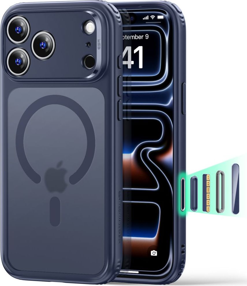 ESR CLASSIC HYBRID MAGSAFE IPHONE 17 PRO / 18 PRO FROSTED BLUE