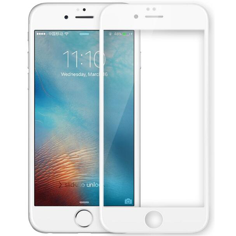 Tvrzené 3D sklo Swissten Ultra Durable pro Apple iPhone 6/6S, bílé