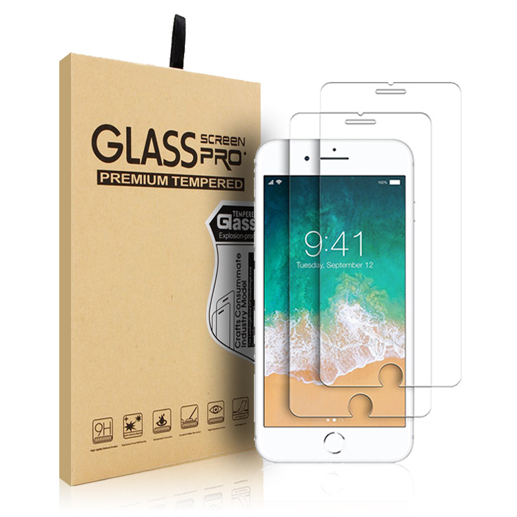 2x Tvrzené sklo pro ochranu displeje pro iPhone 6 Plus / 6S Plus - Clearo (DUO PACK)