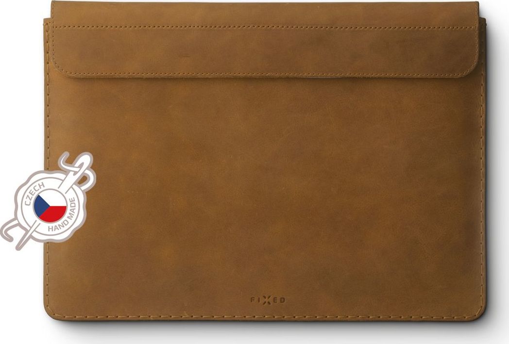 Kožené pouzdro FIXED Oxford pro Apple Macbook Pro 15" (2016 a novější), hnědé