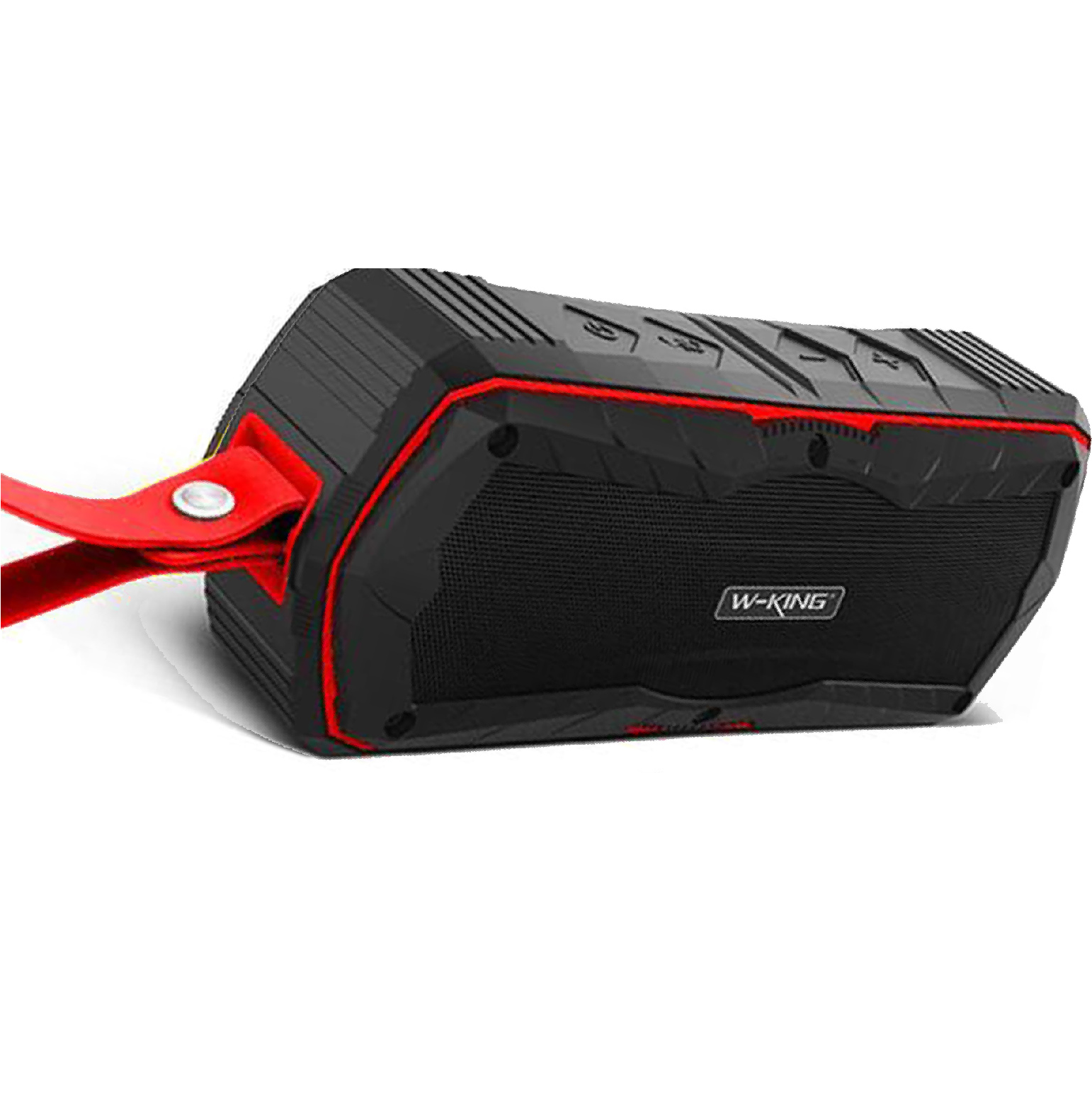 Voděodolný reproduktor W-King™ S9 X-Bass outdoor s Bluetooth 4.0, NFC, Power Bank Barva: Červený