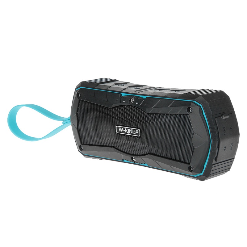Voděodolný reproduktor W-King™ S9 X-Bass outdoor s Bluetooth 4.0, NFC, Power Bank Barva: Modrý