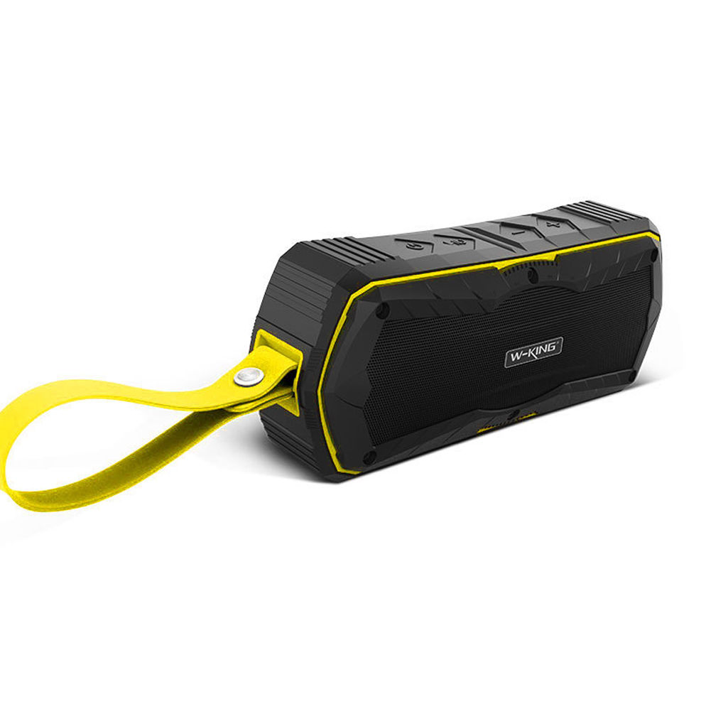 Voděodolný reproduktor W-King™ S9 X-Bass outdoor s Bluetooth 4.0, NFC, Power Bank Barva: Žlutý