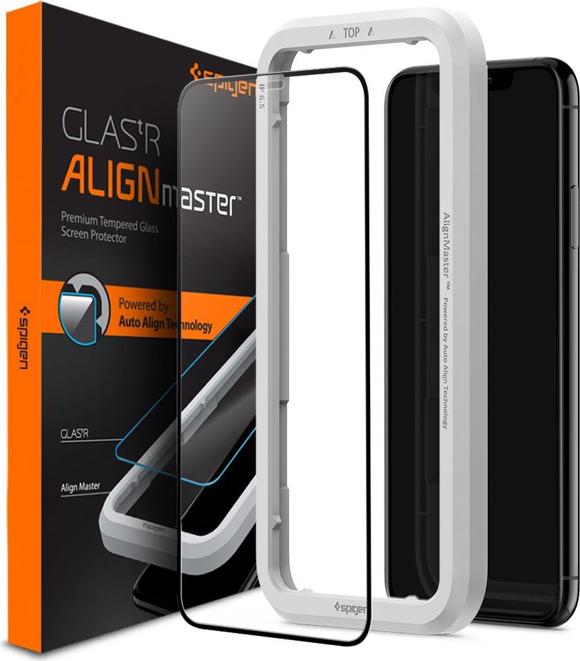 Tvrzené sklo SPIGEN ALM GLASS FC IPHONE 11 / XR BLACK