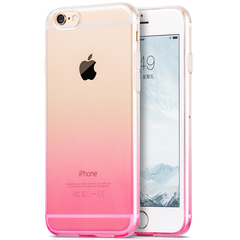 Kryt Clearo Gradient pro Apple iPhone 6 Plus/6S Plus, růžový