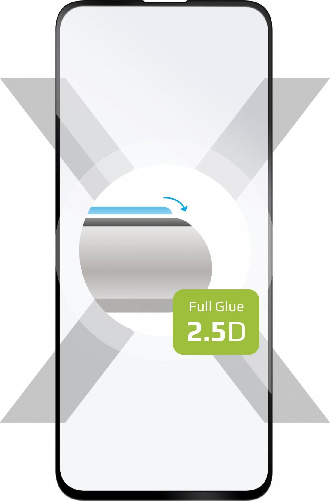 Ochranné tvrzené sklo FIXED Full-Cover pro Samsung Galaxy A51, černé