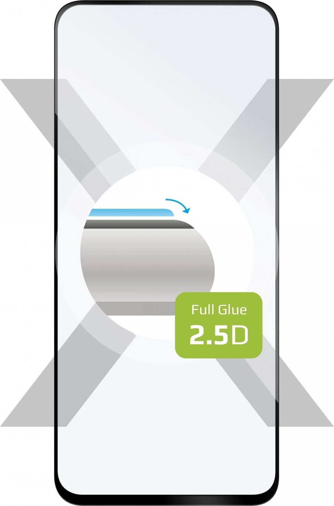 Ochranné tvrzené sklo FIXED Full-Cover pro Samsung Galaxy A71, černé