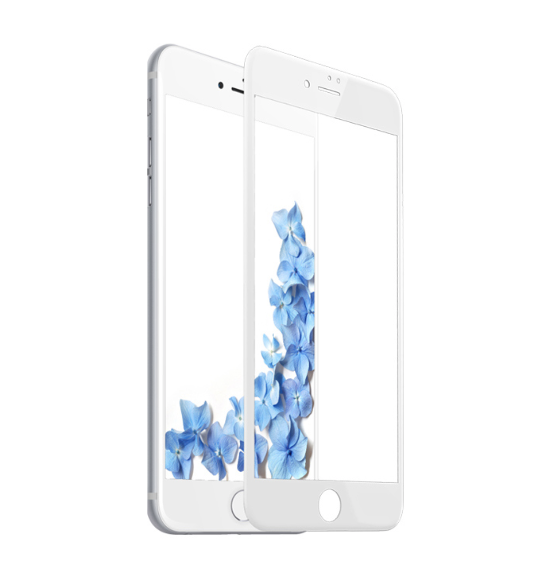 4D tvrzené sklo Clearo na celý displej pro Apple iPhone 7 PLUS/8 PLUS, bílé