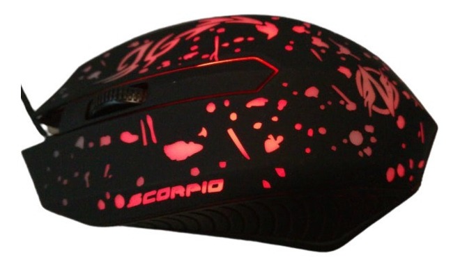 Zornwee Myš Scorpio XG68 Walker s RGB podsvícením, černá
