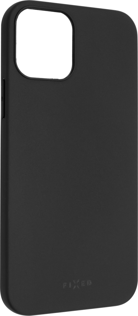 Zadní pogumovaný kryt FIXED Story pro Apple iPhone 12/12 Pro, černý