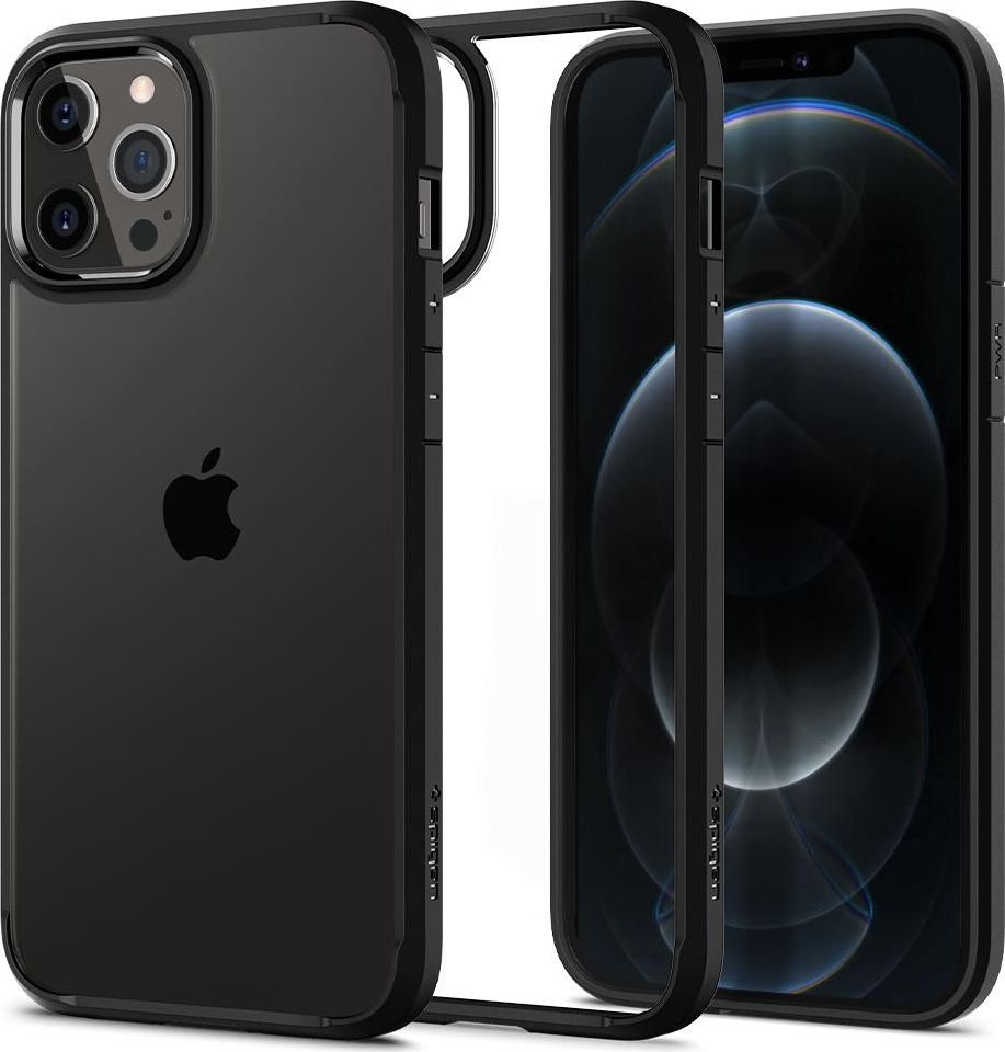 SPIGEN ULTRA HYBRID IPHONE 12 / 12 PRO MATTE BLACK
