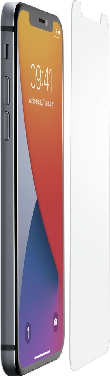 Levně CLL Ochranné tvrzené sklo Cellularline Second Glass Ultra pro Apple iPhone 12 Pro Max