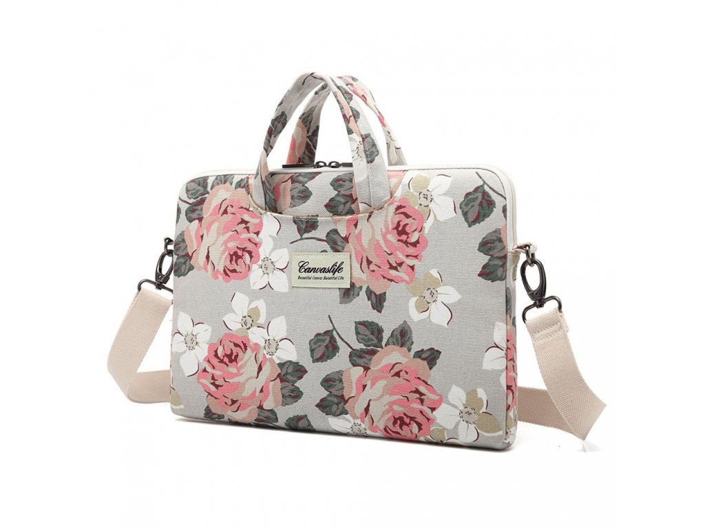 Canvaslife Taška na MacBook / notebook - CANVASLIFE, 13"-14" Briefcase RoseWhite