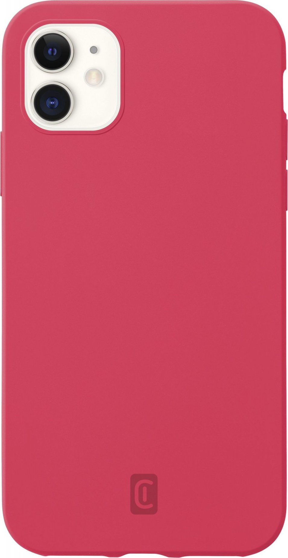 Ochranný silikonový kryt Cellularline Sensation pro Apple iPhone 12 mini, coral red