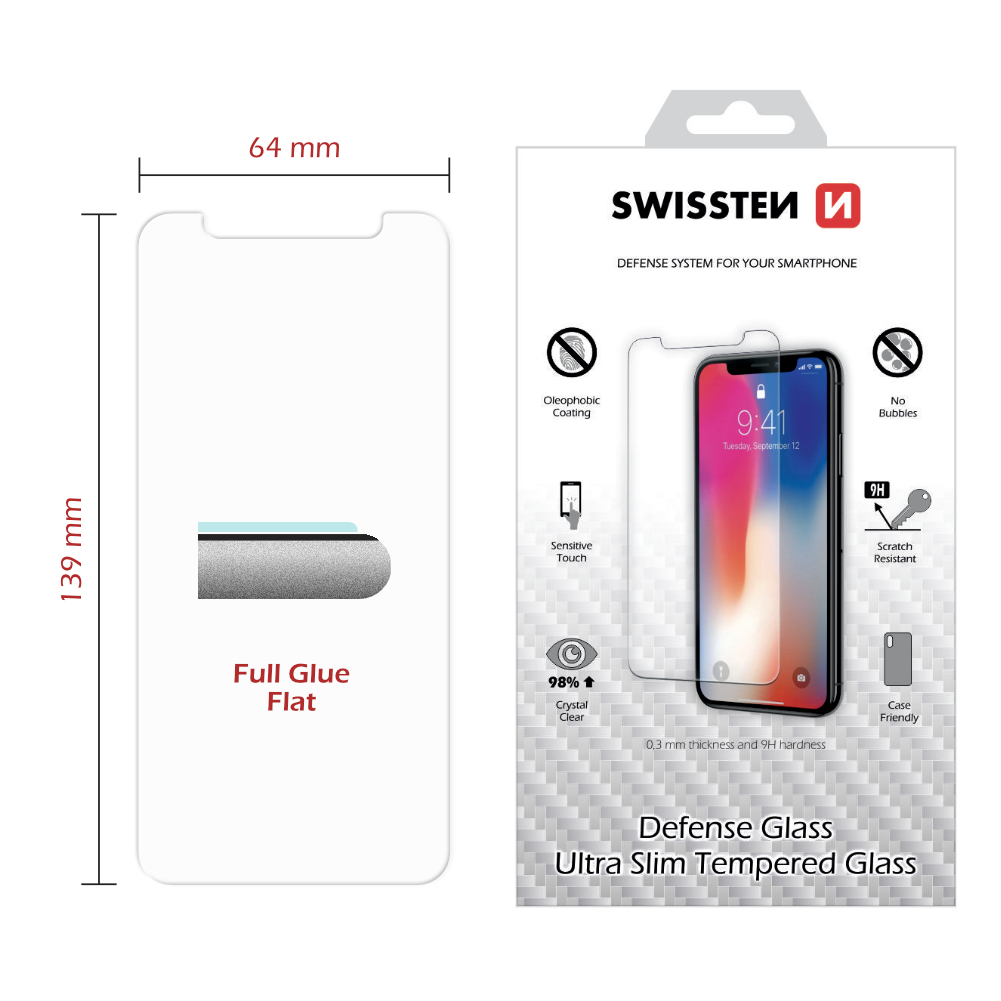 Ochranné tvrzené sklo SWISSTEN pro iPhone 11 Pro Max