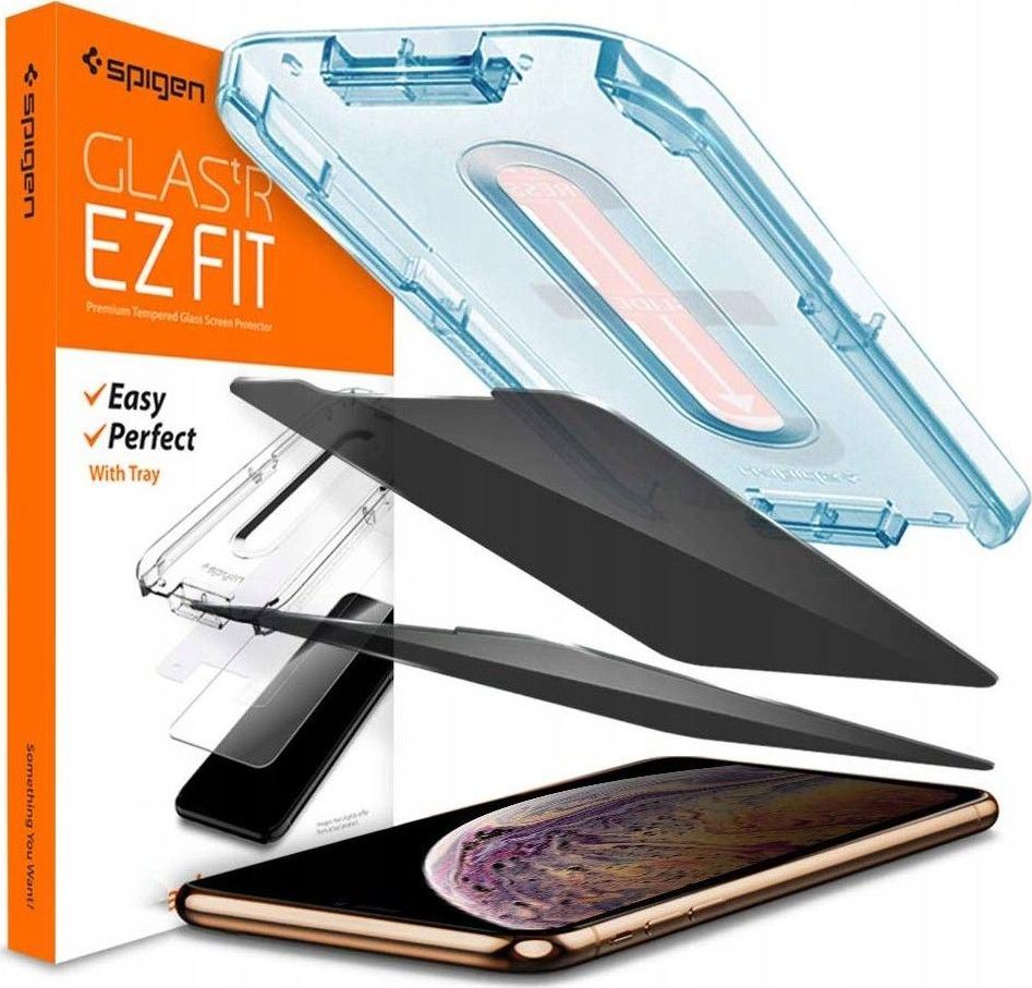 Tvrzené sklo SPIGEN ALM GLASS.TR IPHONE 11 / XR PRIVACY