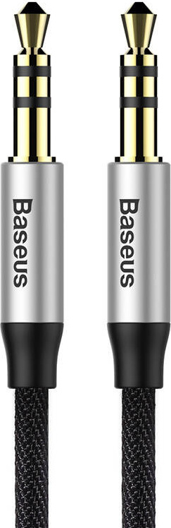 BASEUS M30 AUX CABLE 150CM SILVER/BLACK