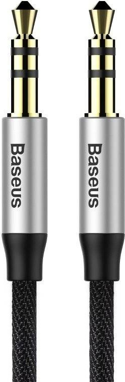 BASEUS M30 AUX CABLE 100CM SILVER/BLACK