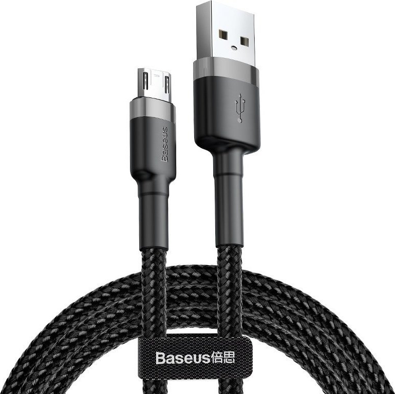 BASEUS CAFULE MICRO-USB CABLE 100CM GREY/BLACK