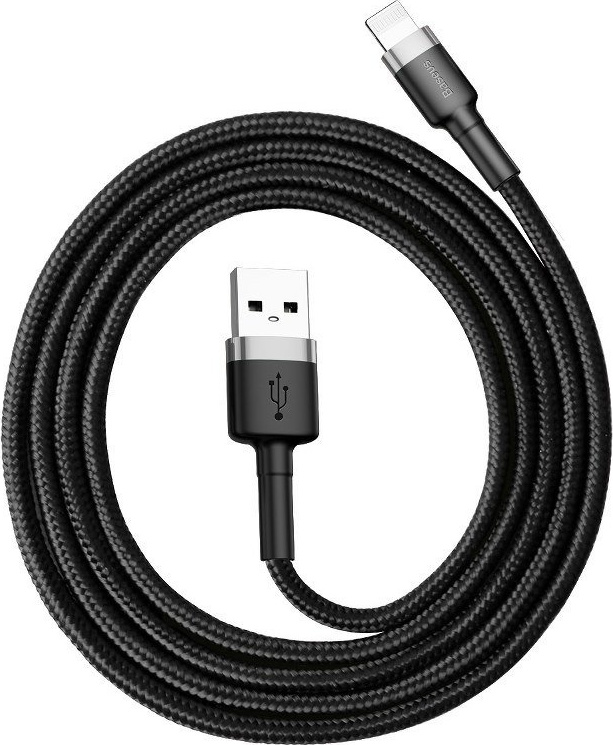BASEUS CAFULE LIGHTNING CABLE 100CM GREY/BLACK