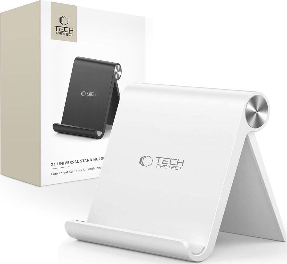 TECH-PROTECT Z1 UNIVERSAL STAND HOLDER SMARTPHONE & TABLET WHITE
