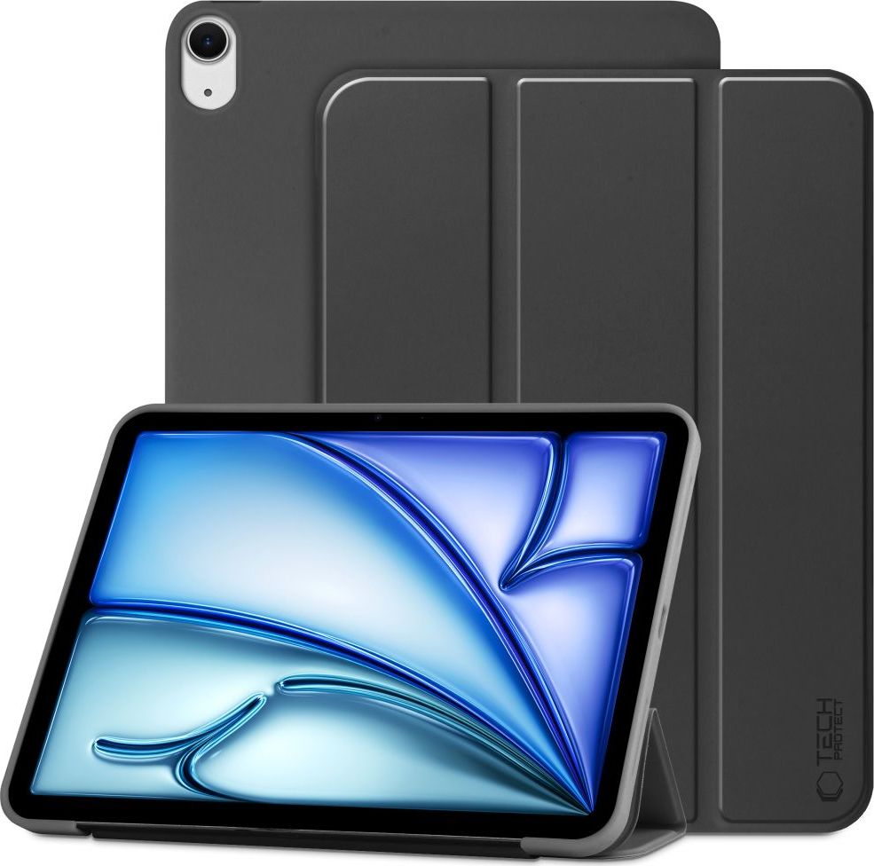 TECH-PROTECT SMARTCASE pro iPad Air 10.9” 4 / 5 (2020-2022) / 11” 6 / 7 (2024-2025) BLACK