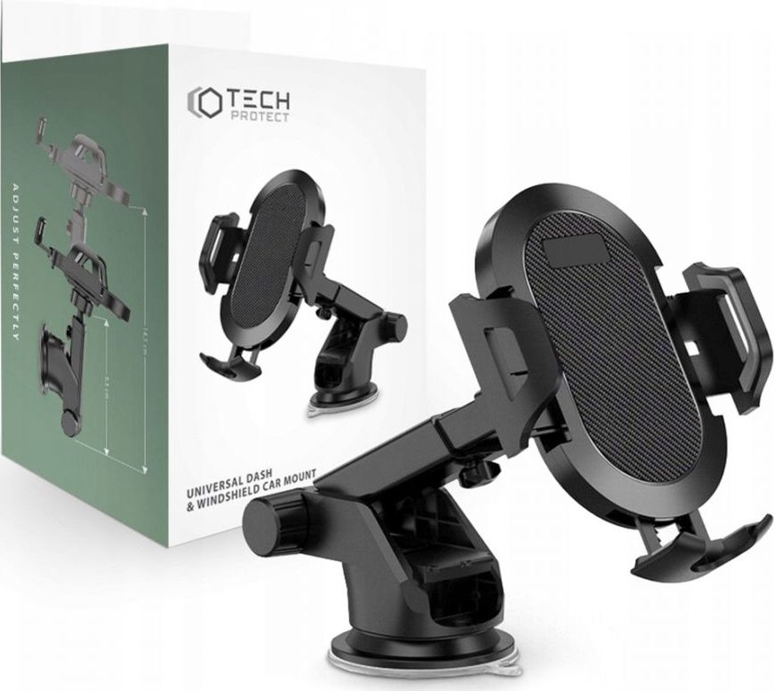 TECH-PROTECT V1 UNIVERSAL WINDSHIELD & DASHBOARD CAR MOUNT BLACK