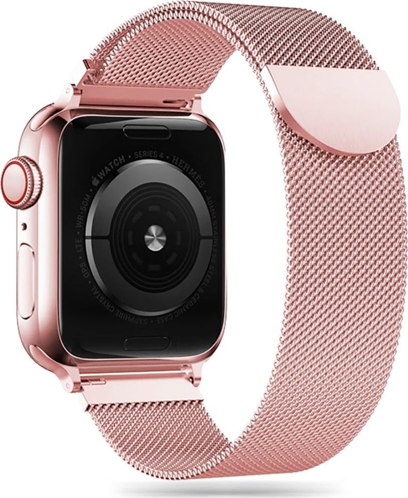 TECH-PROTECT MILANESEBAND APPLE WATCH 6 / 7 / 8 / 9 / 10 / SE (40 / 41 / 42 MM) ROSE GOLD