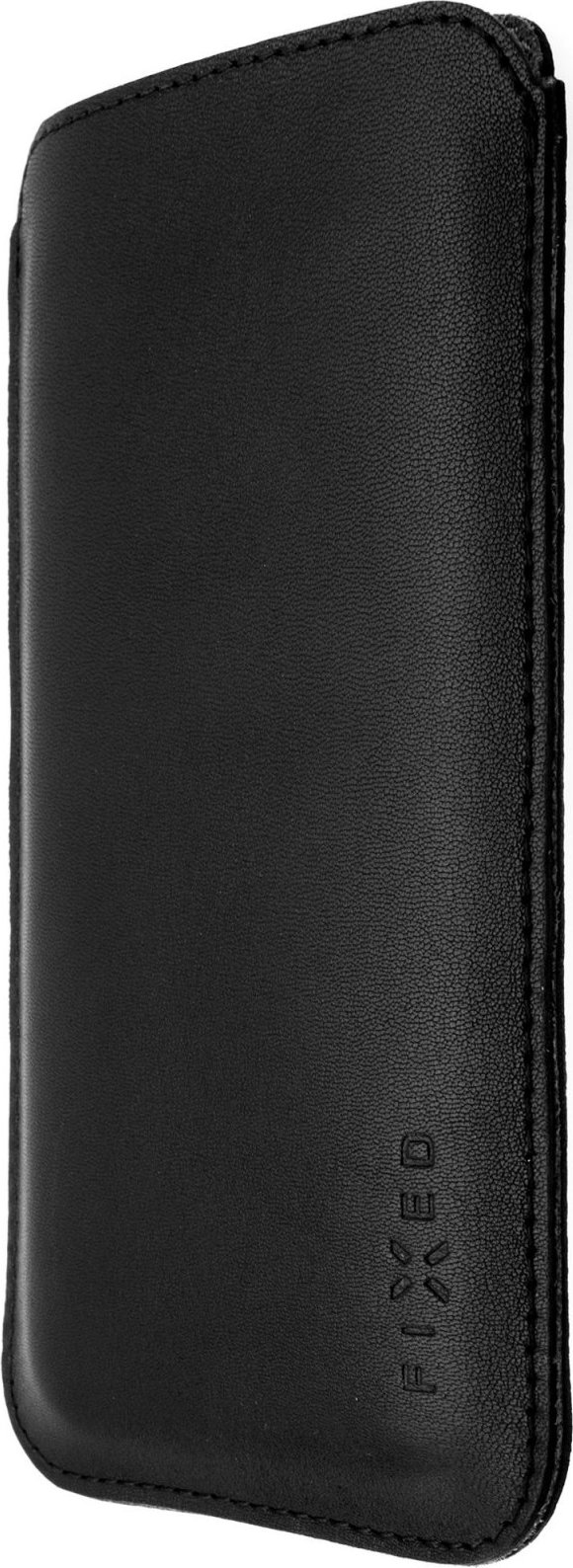 Tenké pouzdro FIXED Slim vyrobené z pravé kůže pro Apple iPhone 12 Pro Max/13 Pro Max, černé