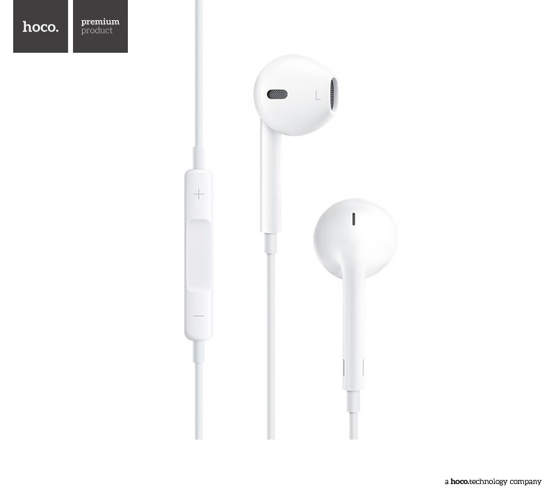 HOCO Lightning sluchátka L5 s mikrofonem pro Apple iPhone 7/7 Plus