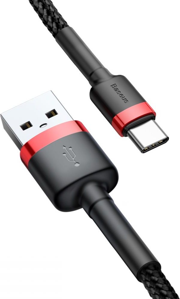 BASEUS CAFULE TYPE-C CABLE 100CM RED/BLACK