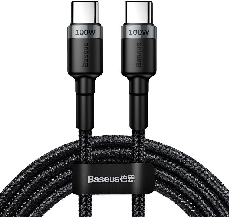 Baseus Cafule PD2.0 100W rychlonabíjení USB pro kabel typu C (20V 5A)2m šedo-černý