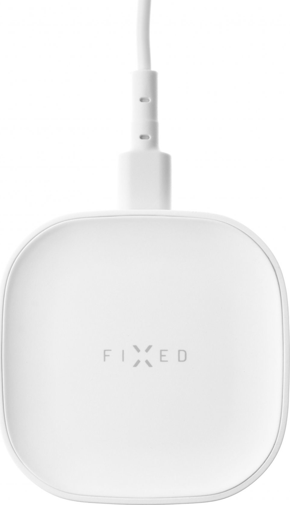Bezdrátová nabíječka pro TWS s funkcí bezdrátového nabíjení FIXED PodsPad, 5W, bílá
