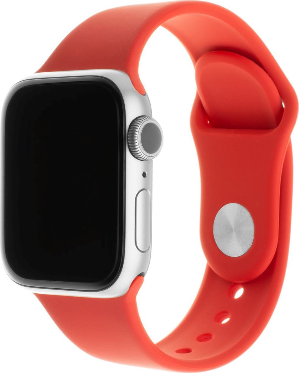 Set silikonových řemínků FIXED Silicone Strap pro Apple Watch 42/44/45/49mm, červený
