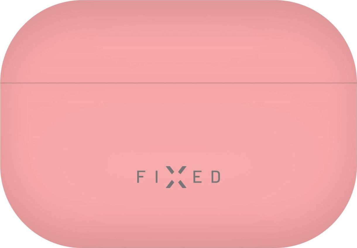 Ultratenké silikonové pouzdro FIXED Silky pro Apple Airpods Pro, růžové