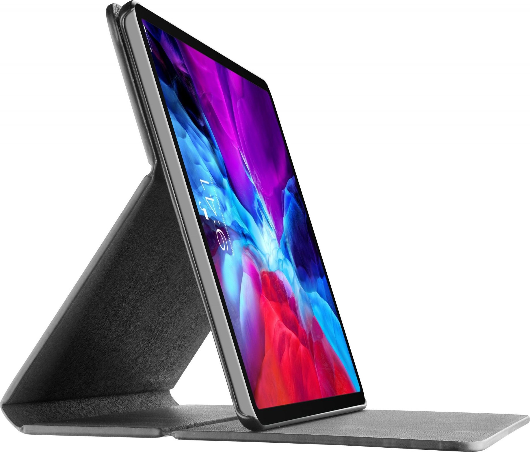 Pouzdro se stojánkem Cellularline Folio pro Apple iPad Pro 12,9" (2021), černé