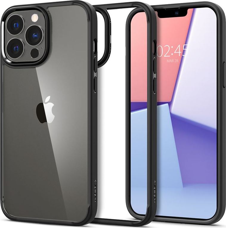 Spigen Ultra Hybrid, m. black - iPhone 13 Pro Max