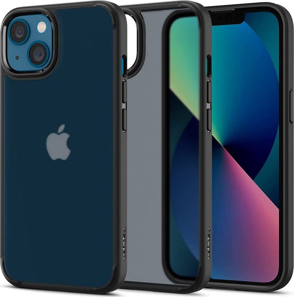 SPIGEN ULTRA HYBRID IPHONE 13 MATTE FROST BLACK