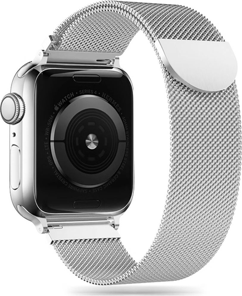 TECH-PROTECT MILANESEBAND APPLE WATCH 6 / 7 / 8 / 9 / 10 / SE / ULTRA 1 / 2 (44 / 45 / 46 / 49 MM) SILVER