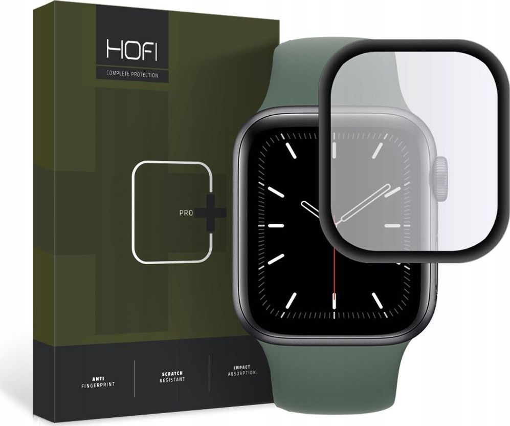 Hybridní sklo HOFI HYBRID GLASS APPLE WATCH 4 / 5 / 6 / SE (40MM) BLACK