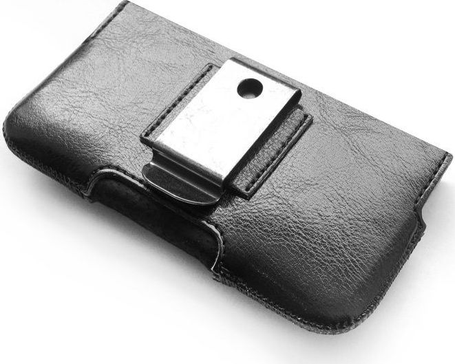 Horizontální pouzdro FIXED Sarif se zavíráním, PU kůže, velikost 6XL+, černé