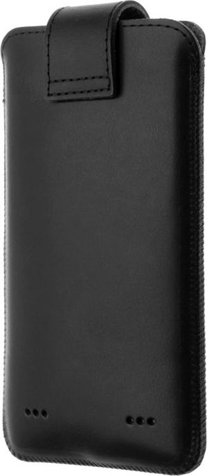 Kožené pouzdro FIXED Posh, velikost 6XL+, černé